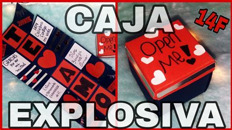 Como Hacer Caja Explosiva Regalos Para Mi Novi Caja Expandible