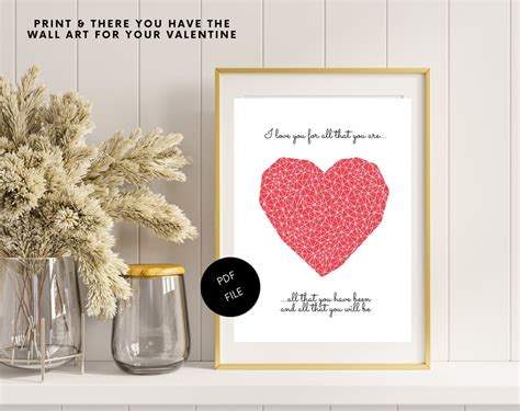 Love You More Wall Art Printable Wall Art Love Poems Love You More ...