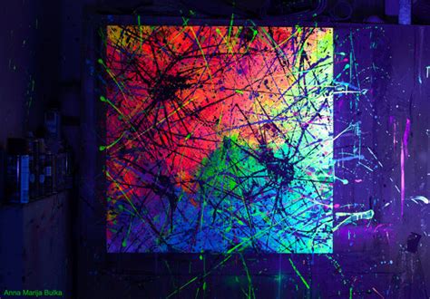 Fluorescent Painting at PaintingValley.com | Explore collection of Fluorescent Painting