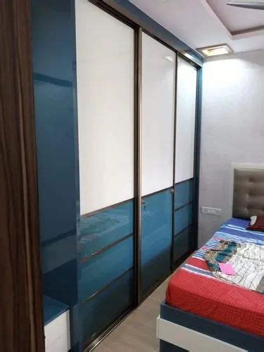 Sliding Lacquered Glass Of Wardrobe For Bedroom At Rs Square Feet