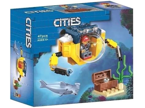 Конструктор Сити "Мини-подлодка" 47 деталей / Совместим с Лего Сити для ...