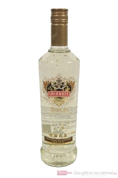 Smirnoff Gold Collection Cinnamon Flavoured Lik R