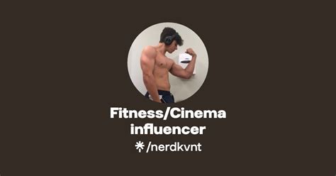 Fitness Cinema Influencer Instagram Tiktok Linktree