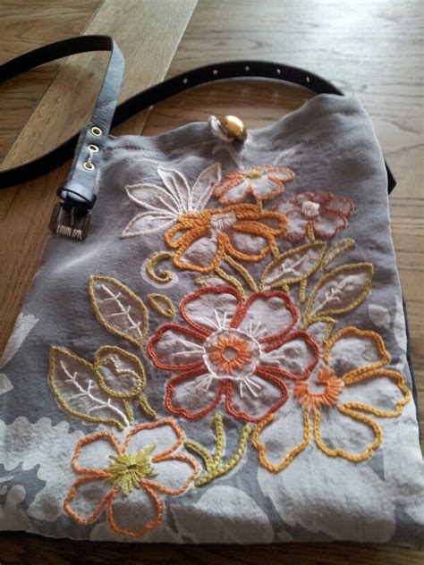 Hand Embroidery Bag Selbstgemacht