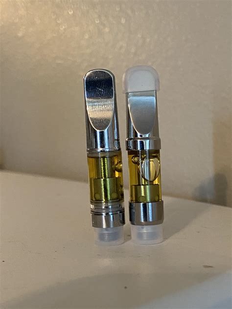 Two Half Gram Carts From The Same Mmj Dispo Look Totally Different