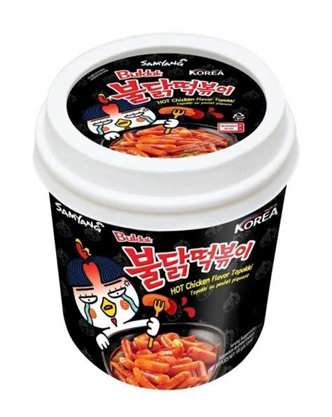 Рисовые палочки топокки Samyang Hot Chicken Flavor Topokki со вкусом