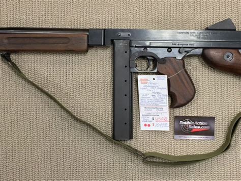 Auto Ordnance Model 1927 Thompson Tm1 Used Double Action Indoor