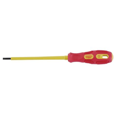 Vde Approved Fully Insulated Plain Slot Screwdriver 30 X 100mm