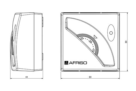 Raumthermostate TA 03 für Regelklemmleiste WB 01 WB 10 D AFRISO AFRISO