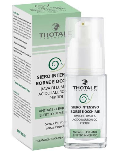 Thotale Siero Intensivo Borse E Occhiaie Bava Di Lumaca 30 Ml