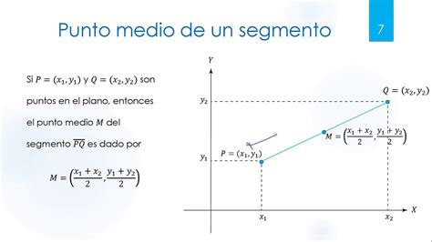 La L Nea Recta Divisi N De Un Segmento En Una Raz N Dada Y Punto Medio