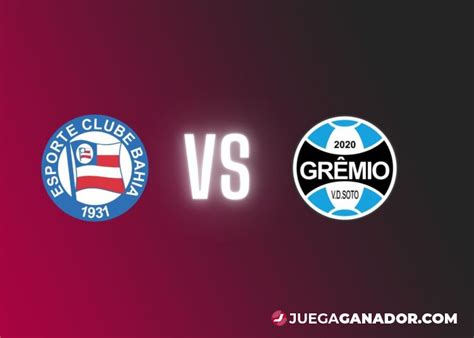 Pronóstico Bahía vs Gremio martes 4 de julio Juega Ganador