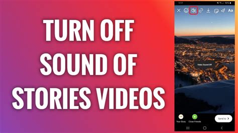 How To Turn Off Sound Of Instagram Stories Videos Youtube