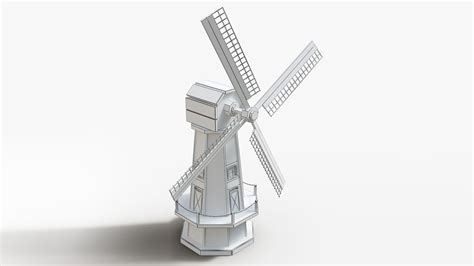 3D Miniature Windmill Model - TurboSquid 2240987