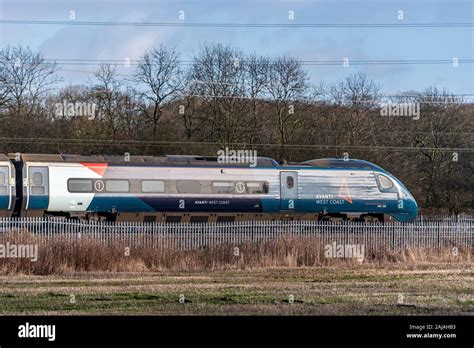 Avanti Pendolino class 390 in new livery on the West Coast Main Line ...