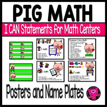 Kindergarten Math Posters | Math Bulletin Boards & Desk Plates by ...