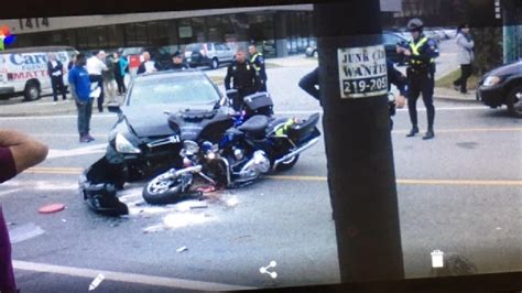 Driver Cuts Off Funeral Procession Injuring Motorcycle Officer Wjar