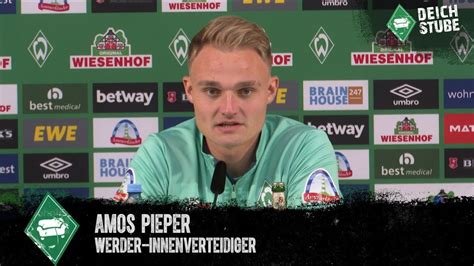 Werder Bremen Amos Pieper träumt von der Nationalmannschaft und der