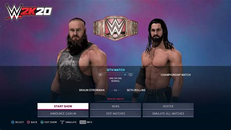 Updated Wwe 2k20 Universe Mode Gives Players More Wwe