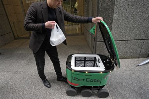 Uber Eats Starts Robot Deliveries In Tokyo｜arab News Japan