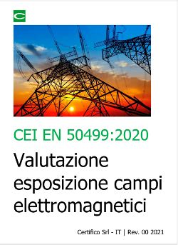 CEI EN 50499 2020 Valutazione Esposizione Campi Elettromagnetici