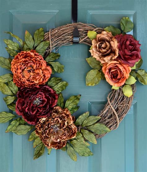 door wreath, wreath, fall wreath, year round wreath, everyday wreath ...