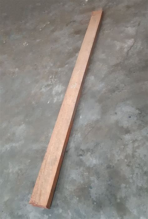 Brown Rectangular 6 Feet Sudan Teak Wood For Furniture Thickness 4mm