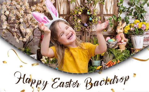 Amazon Lycgs X Ft Spring Easter Backdrop Easter Photography