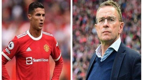 Ralf Rangnick Pelatih Sementara Manchester United Cristiano Ronaldo