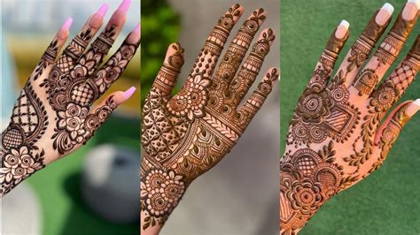 Unique Latest Arabic Mehndi Designs Stylish Arabic New Henna Design For Back Hands Mehndi