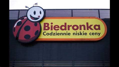 Biedronka der zweitgrößte Supermarkt in Polen Einkaufen mit