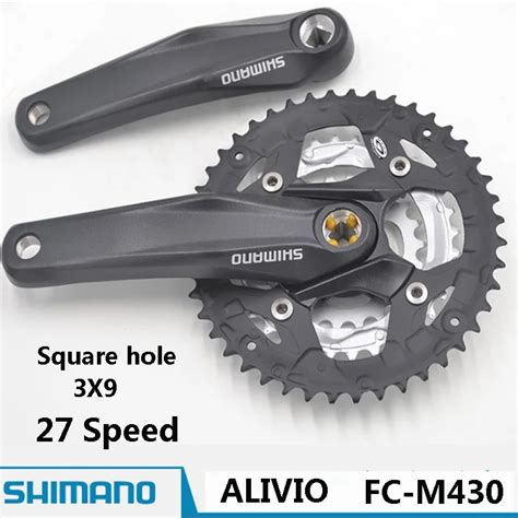 Shimano ALIVIO FC M430 9S 27S Bicycle Parts MTB Mountain Bike Crank