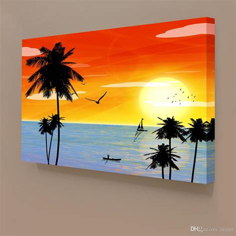 List 95 Pictures How To Paint A Sunset On A Canvas Superb