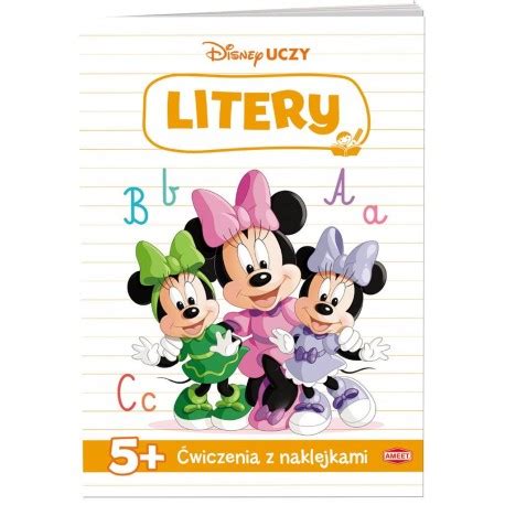 Disney Uczy Litery Minnie Wiczenia Z Naklejkami Praca Zbiorowa