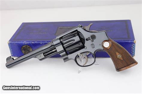 As New In Box Pre Wwii Smith Wesson Outdoorsman Revolver S W Spl