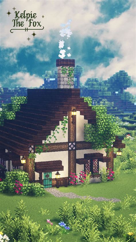 Cottagecore Minecraft 🍓🌿 Aesthetic Fairy Cottage 🍎 By Kelpie The Fox