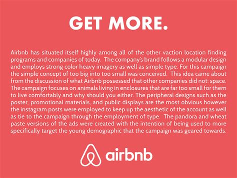 Airbnb Get More Ad Campaign Behance