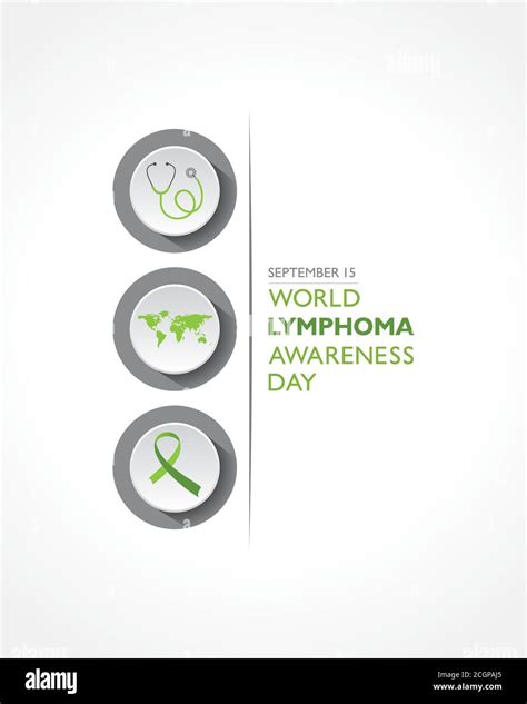 Vector Illustration Of World Lymphoma Awareness Day Observed On