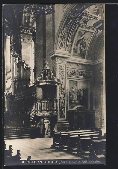 Ansichtskarte Klosterneuburg Partie Aus Der Stiftskirche Manuskript