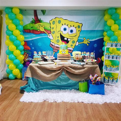 Spongebob Squarepants 2nd Birthday Birthday Party Ideas Photo 1 Of 16