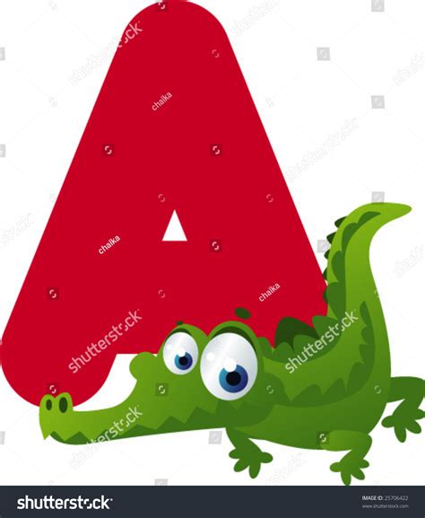 Newest Abc Animals Alligator Stock Vector 25706422 Shutterstock