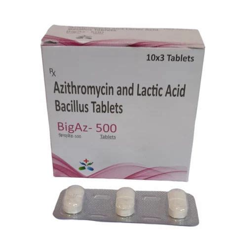 Azithromycin Lactic Acid Bacillus Tablets Mg At Rs Box In