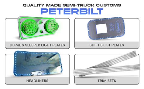 Amazon.com: Peterbilt Headliner Insert By Floridas Finest Customs ...