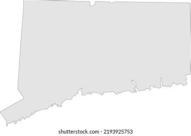 Vector Illustration Connecticut Map Stock Vector (Royalty Free) 2193925753 | Shutterstock