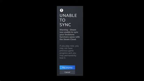 Fixing Unable To Sync Steam Cloud Error Message While Launching A Game