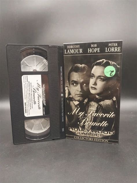 My Favorite Brunette Bob Hope Dorothy Lamour Vhs Picclick Uk