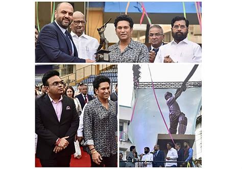 Sachin Tendulkar Statue Unveiled At Wankhede Stadium Sparks Controversy ...