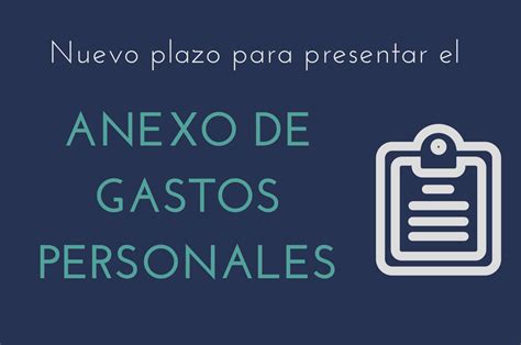 El Sri Amplía El Plazo Para Presentar El Anexo De Gastos Personales En