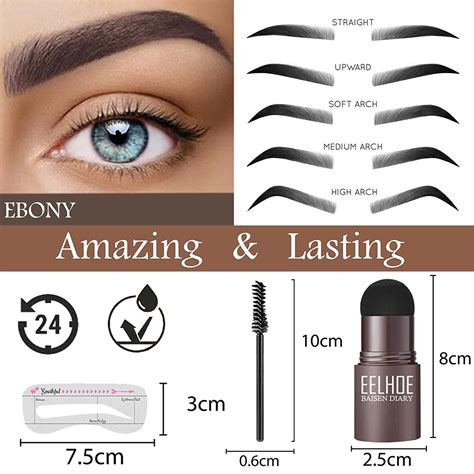 One Step Brow Stamp Shaping Kit Best Perfect Eyebrow Stencil And