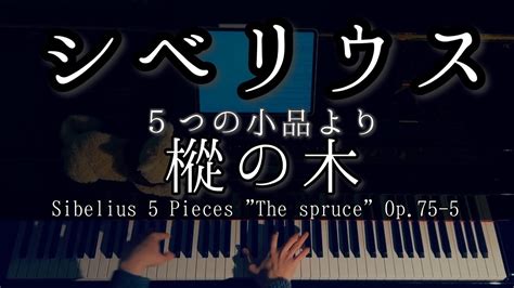 【解説付】シベリウス 5つの小品より 「樅の木」 Sibelius 5 Pieces The Spruce Op75 5 Youtube